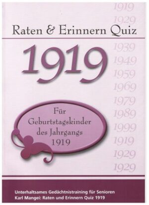 Ein Jahrgangsquiz für Geburtstagskinder des Jahrgangs 1947 Raten und Erinnern Quiz 1947